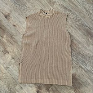 Tan Tank Top Sweater